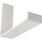 Ekena Millwork Steel Hanging Shelf Bracket, Hammered White 2"W x 8"D x 6"H BKTM02X08X06HSHWH - alternate 1
